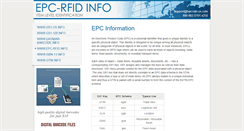 Desktop Screenshot of epc-rfid.info